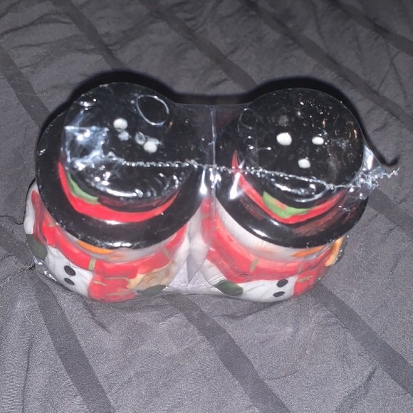 Vintage, Snowman Salt & Pepper Shakers, Never Used, - Picture 4 of 5